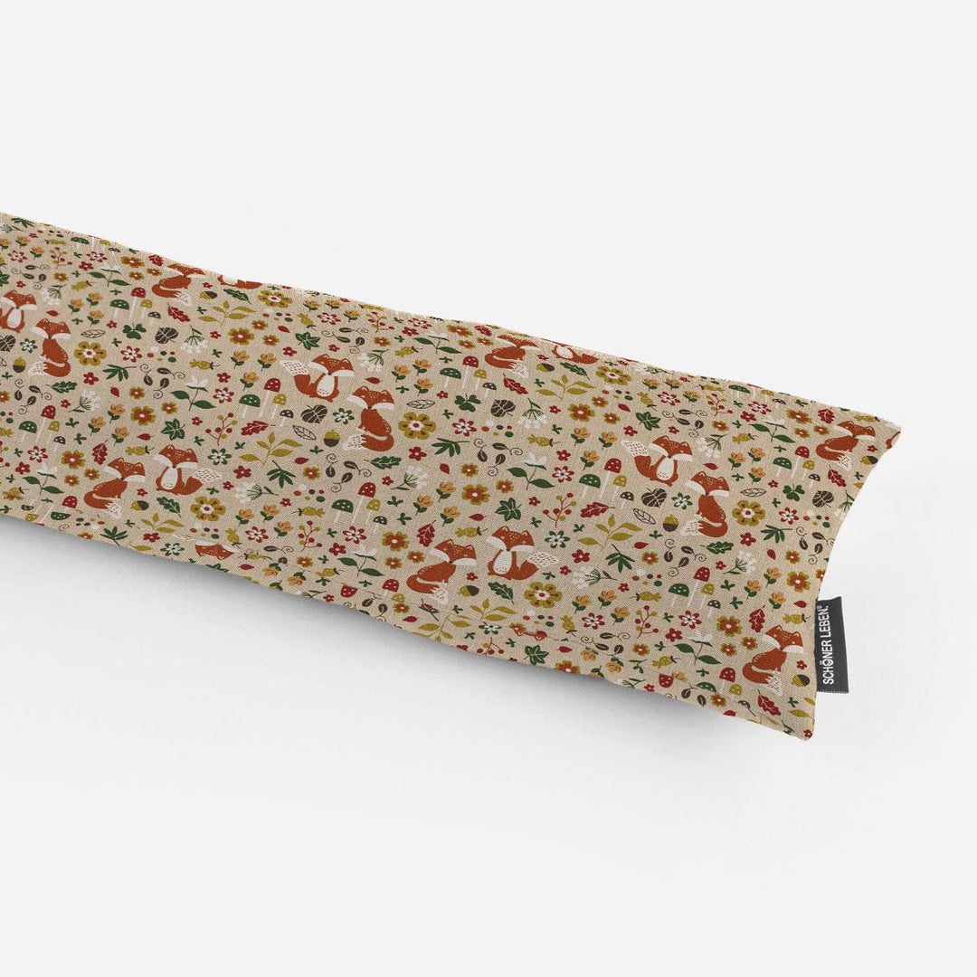 SCHÖNER LEBEN. Zugluftstopper Herbst Füchse Natur bunt div. Grössen, Auswahl:130cm Länge ca. 130x15x