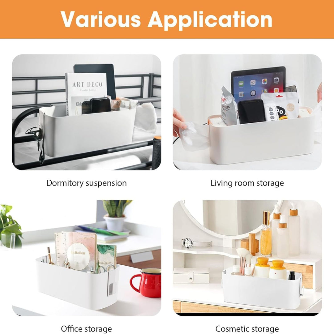 2 Stück Bett Organizer Zum Einhängen, Hängebett Organizer Aufbewahrungskorb, Nachttisch Bett Bettabl