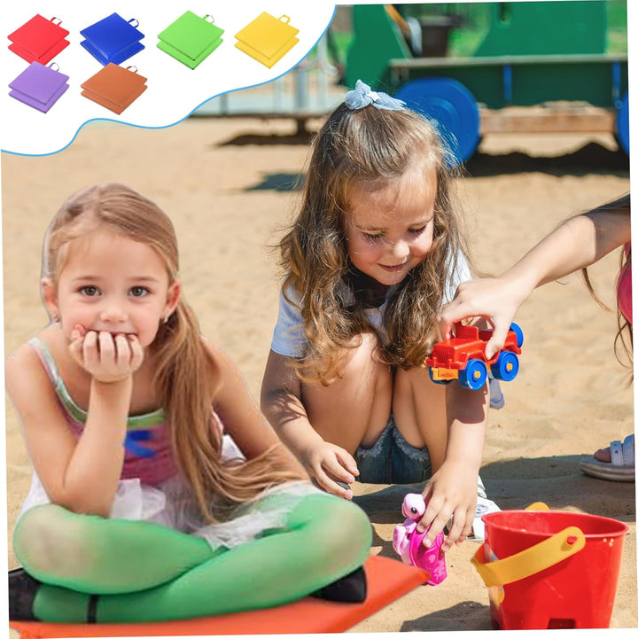 NASSMOSSE Bodenkissen für Klassenzimmer, 12pcs 12 Zoll wasserdichte Flexible Sitzplätze mit Griff, 6
