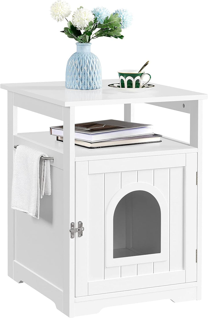 Yaheetech Katzenhaus, Katzenklo Schrank, katzenschrank für katzentoilette und kleine Katzen, Katzent