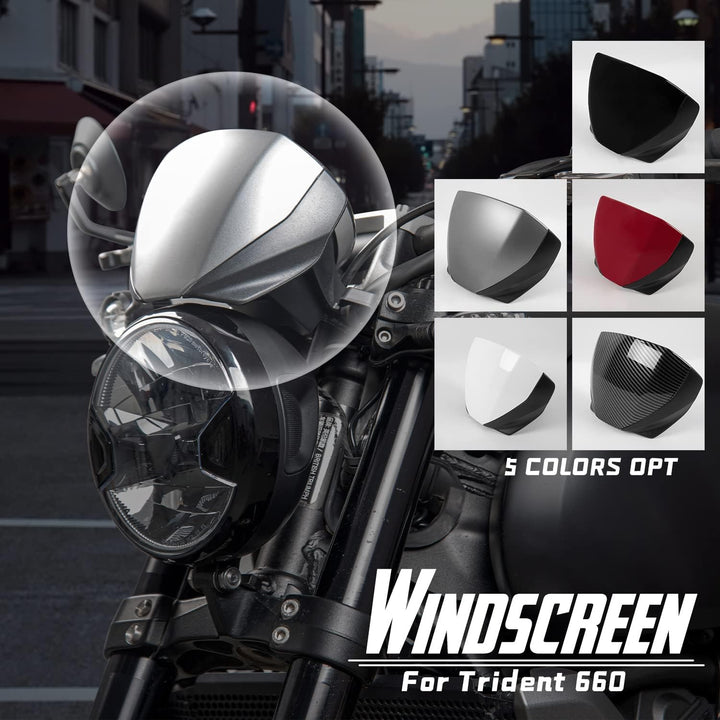 Lorababer Motorrad-Frontscheiben-Visierschutz, neue Windschutzscheibe, Flyscreen, Windabweiser, Wind