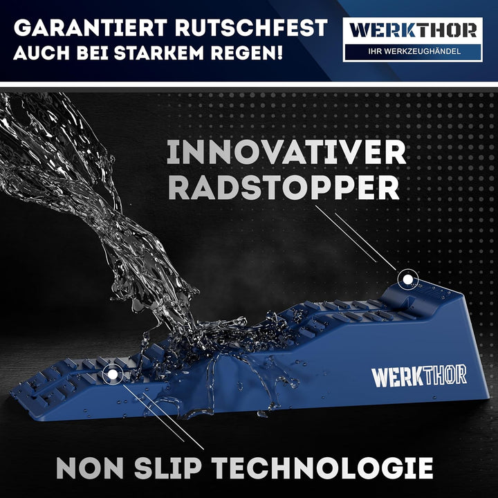 Auffahrkeile für Wohnmobil - [2er Set] Hochbelastbare Auffahrkeile für maximalen Halt [, BIS 5 TONNE