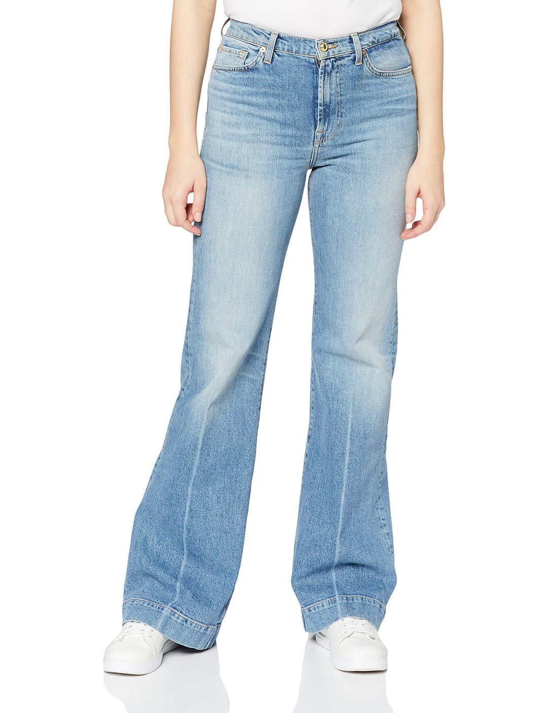 7 For All Mankind Damen Modern Dojo Jeans 29 Light Indigo, 29 Light Indigo