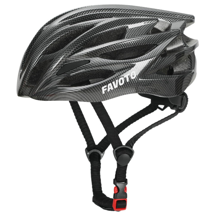 Favoto Fahrradhelm für Erwachsene Fahrrad Helmet mit Abnehmbarer Innenfutter Verstellbar Rennradhelm