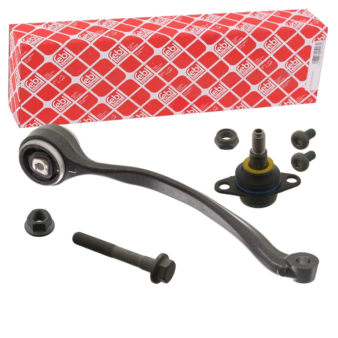 febi bilstein 40854 Querlenker mit Lager, Gelenk und Anbaumaterial , 1 Stück Vorderachse rechts, Vor