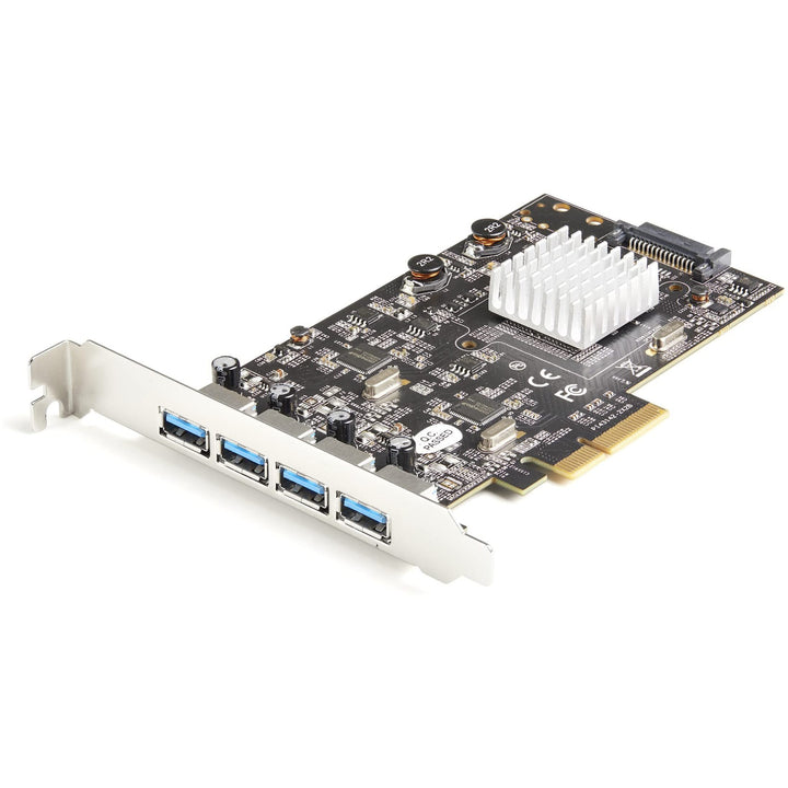 StarTech.com 4-Port USB PCIe Adapter - 10 Gbit/s USB 3.2 Gen 2 Typ-A PCI Express Erweiterungskarte m