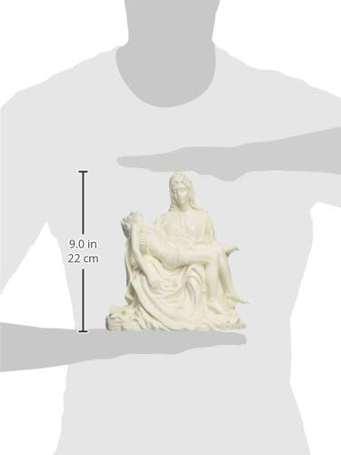 Design Toscano Die Pietà (1499), Marmor-Kunstharz-Figur: Gross