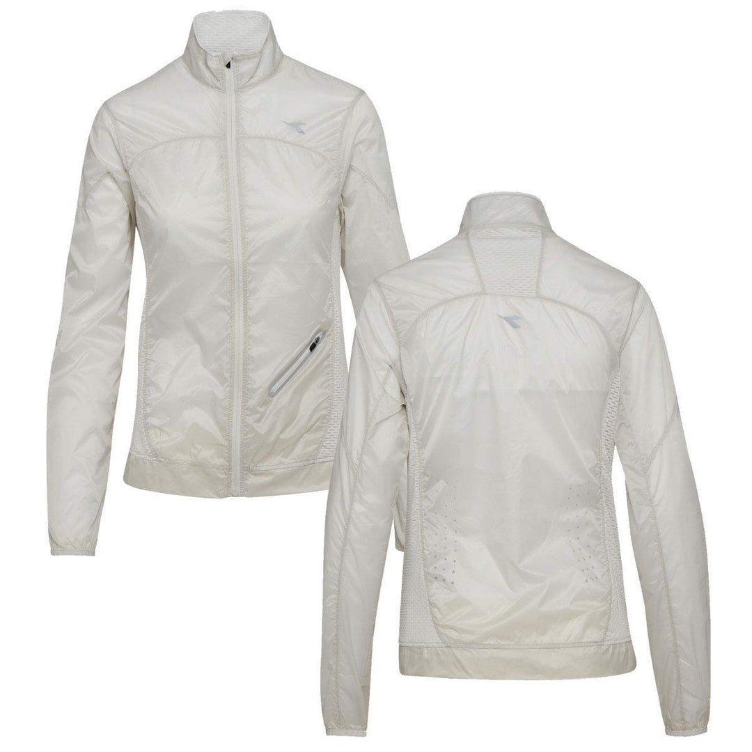 Diadora Damen 102173182 L. Wind Jacke XS Grigio Cemento, XS Grigio Cemento