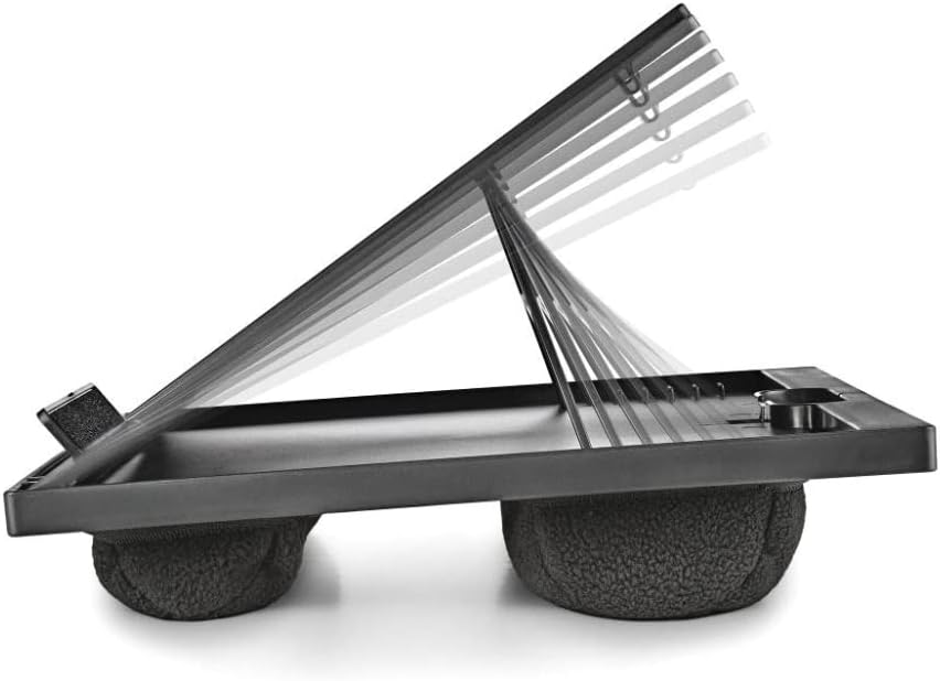 NGS LAPNEST - Multifunktionaler und ergonomischer Laptopständer für Laptops bis zu 15,6" mit gepolst