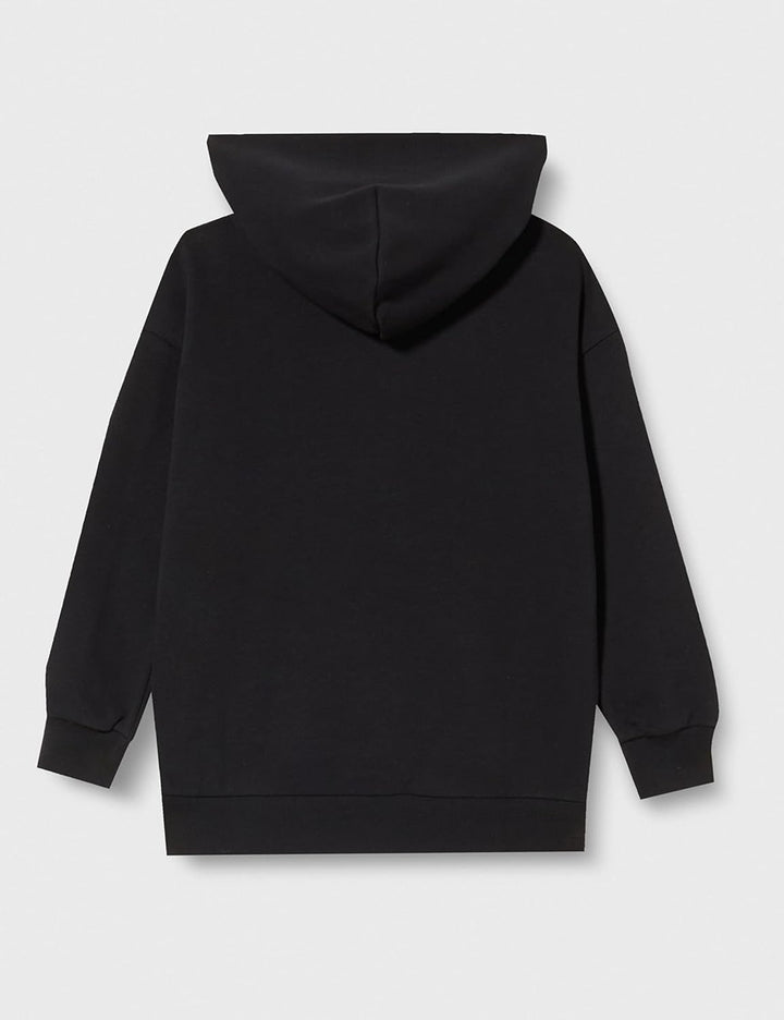 Champion Unisex Kinder Eco Future Spring Terry Kapuzenpullover, 7-8 Jahre Schwarz
