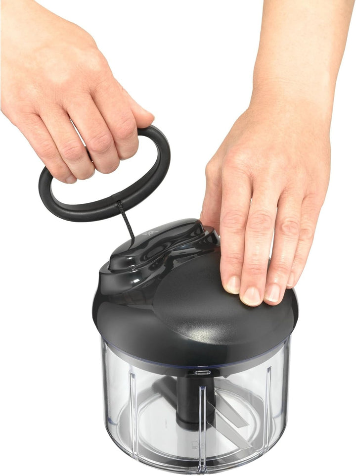 WMF Gourmet Gemüseschneider manuell mit Seilzug, 900ml & Touch Messerset 2-teilig, Küchenmesser mit