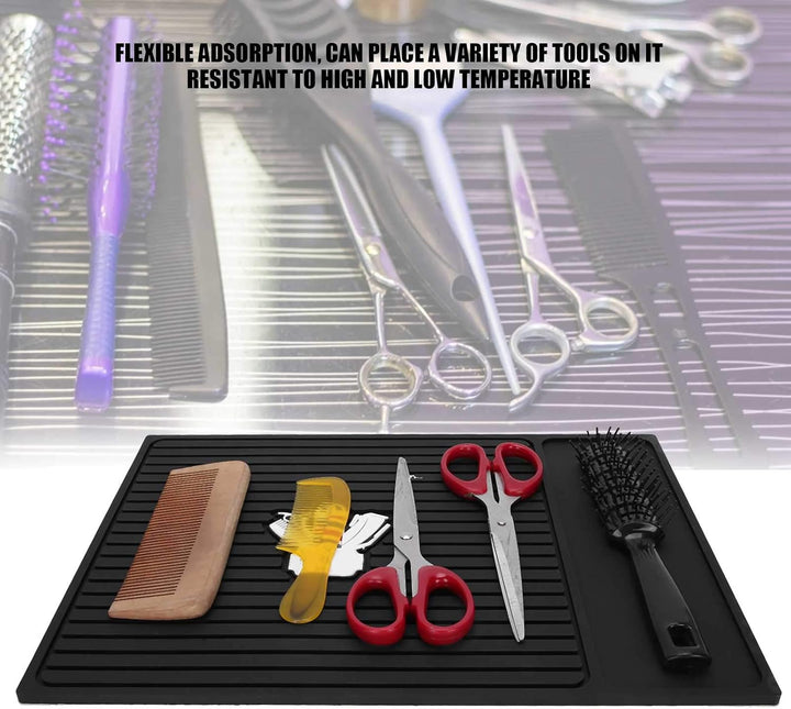 Silikon Anti-Rutsch-Schönheitssalon Tischmatte Haarschneidemaschine Organizer Pad Hitzebeständige Fr
