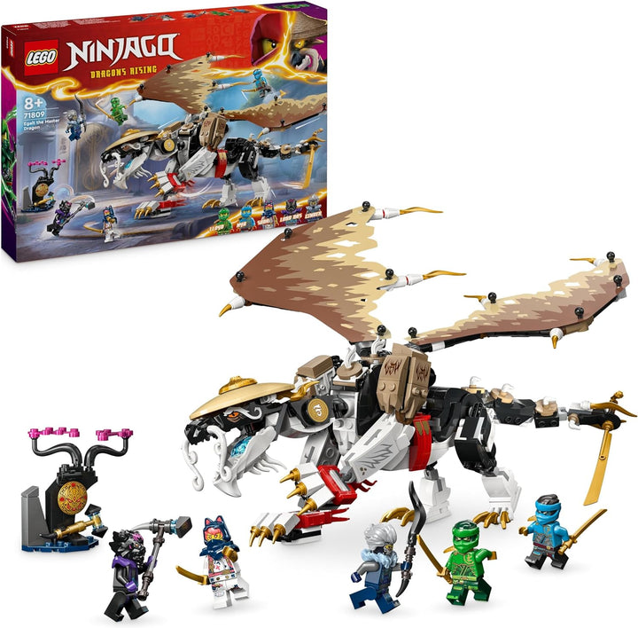 LEGO NINJAGO Egalt der Meisterdrache, Ninja-Set mit Drachen-Spielzeug & NINJAGO Riyu der Babydrache,