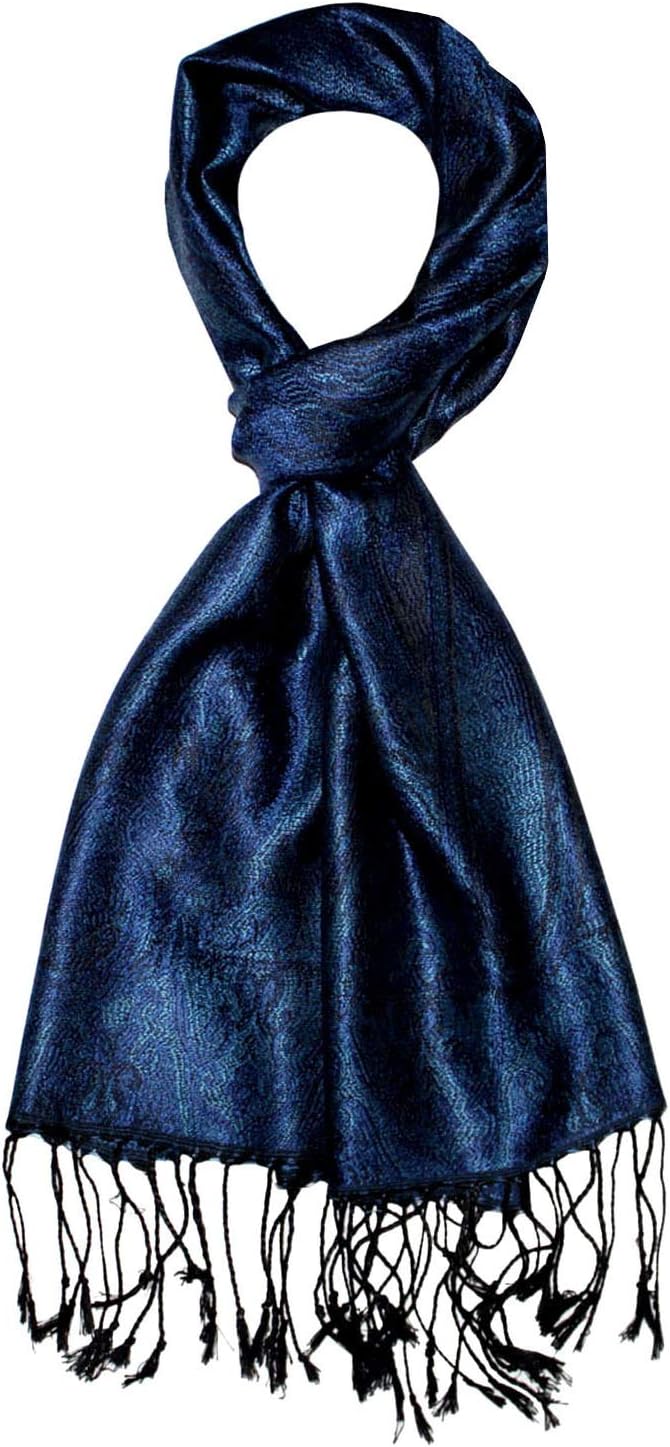 Lorenzo Cana Pashmina Schal Schaltuch jacquard gewebt 100% Seide Paisley Muster Seidenschal Seidentu