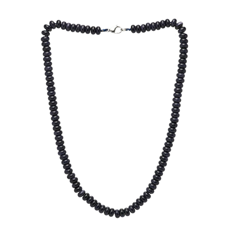 Handgemachte Herren Perlenkette Kette Tigerauge Onyx Grau Achat Jaspis | 8MM Natürliche Edelsteine H
