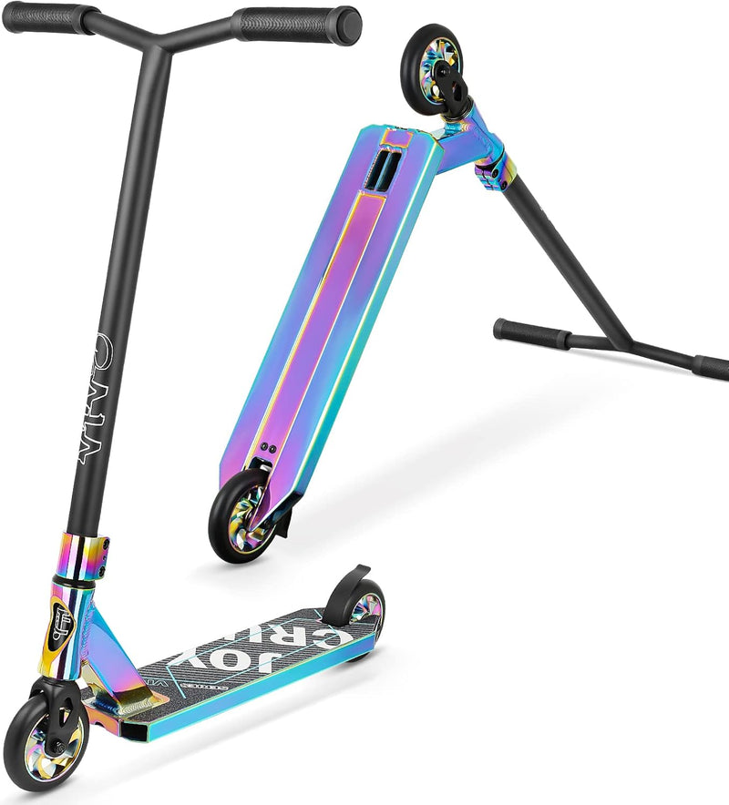 Joycruise Stunt Scooter für Kinder ab 8 Jahre & Erwachsene, Stunt Roller mit 360° Lenkung Funscooter