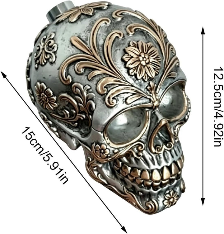 Regenduschkopf – Zubehör in Schädelform für Badewanne – Duschkopf in Form eines Skeletts aus Harz, v