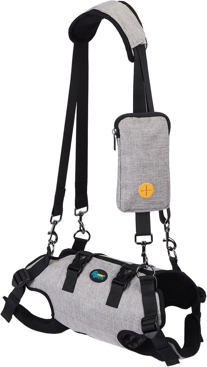 Ownpets Tragehilfe Geschirr, Hebegeschirr für grosse Hunde, Tragtuch für grosse Hunde, Ganzkörperges