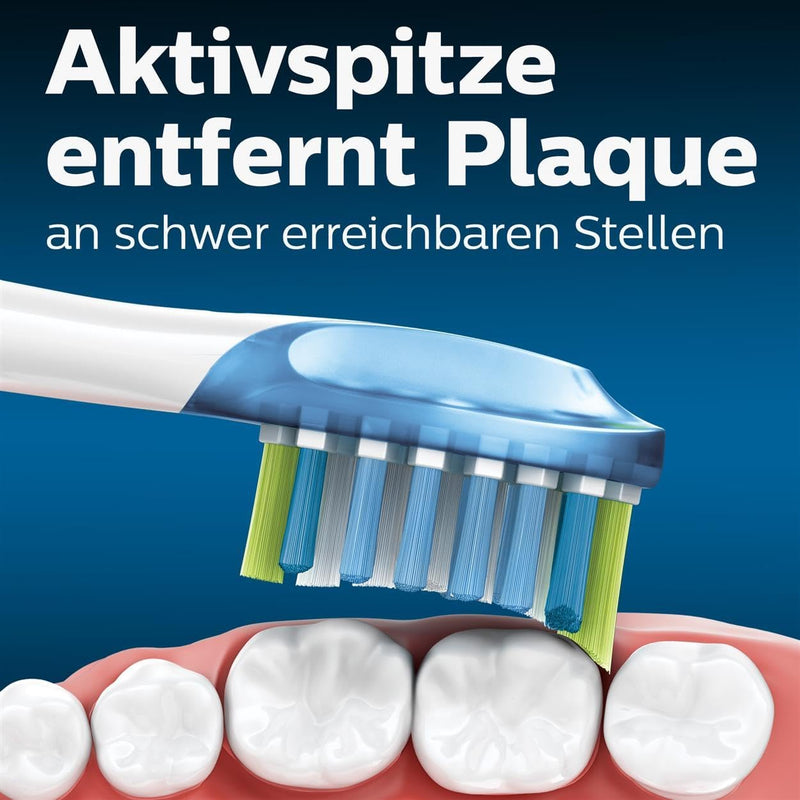 Philips Sonicare Original AdaptiveClean Standard-Schallzahnbürstenköpfe - 2er-Pack in Weiss (Modell