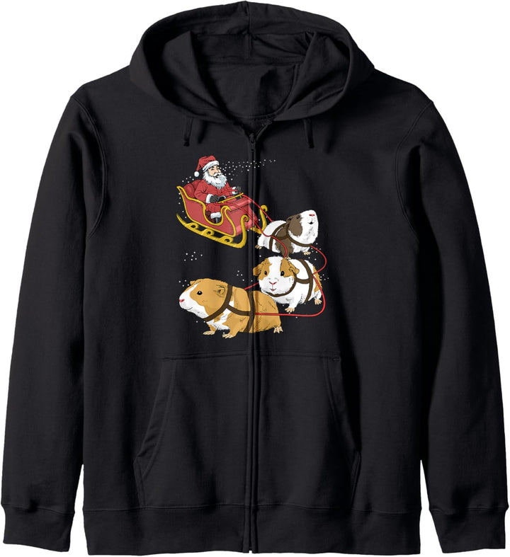 Meerschweinchen Weihnachts Kapuzenjacke