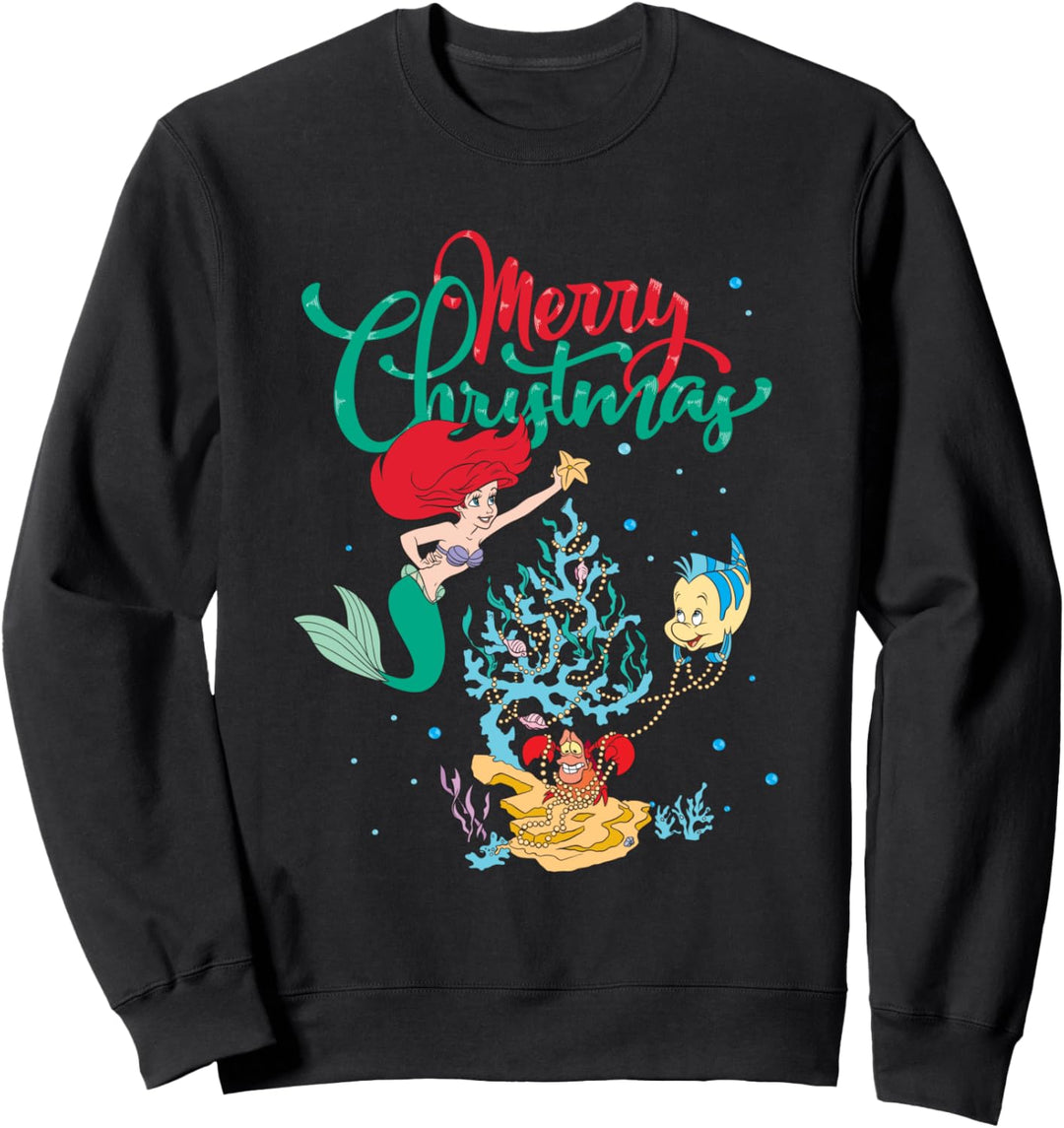 Weihnachten Princess Ariel Merry Christmas Sweatshirt