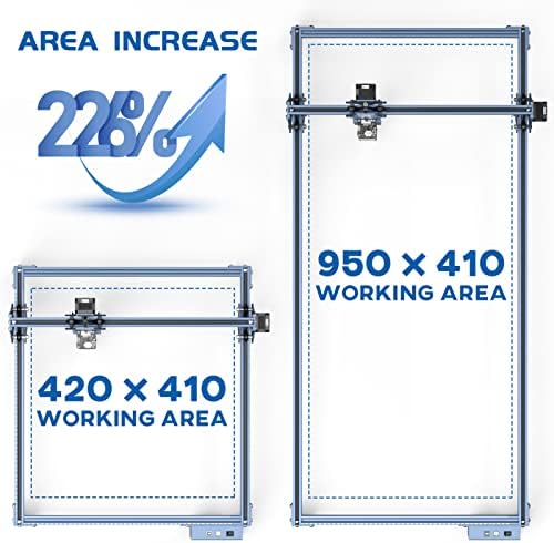 Gravurbereich-Erweiterungskit V-Slot 950 X 410 Mm Zubehörset für SCULPFUN S6 S6pro S9