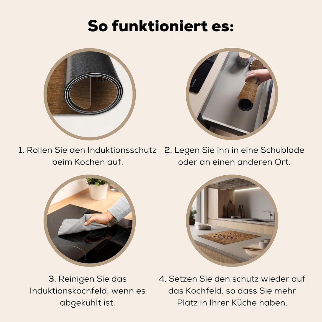Herdabdeckplatte Einteilig Ceranfeld Abdeckplatte Küche Deko Ceranfeldabdeckung Herdabdeckung Indukt