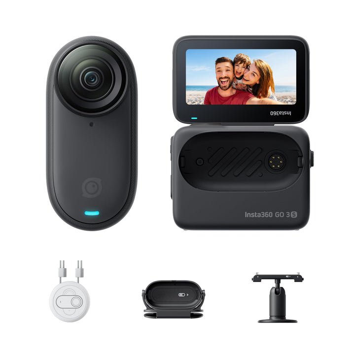 Insta360 GO 3S 128 GB - Tragbare 4K Mini-Kamera, Freihand-POVs, Überall anbringbar, Stabilisierung,