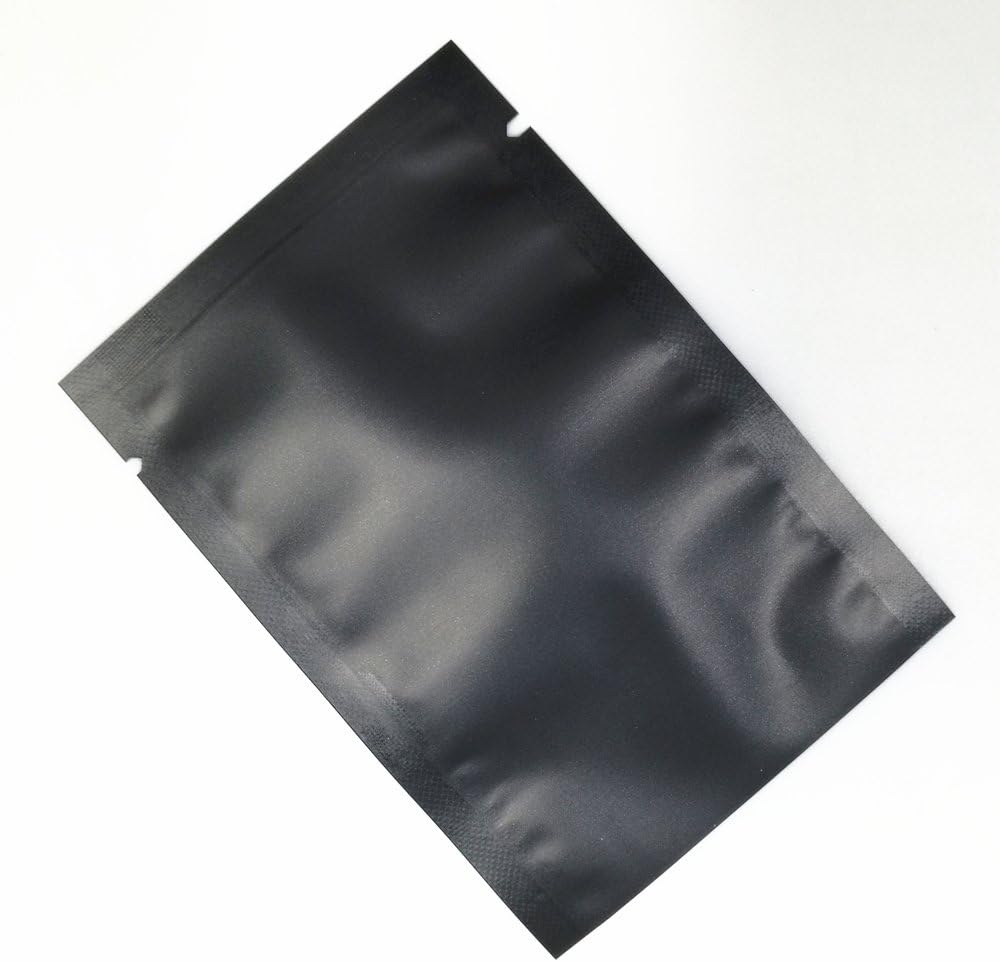 WACCOMT Pack 200 Stück Flache Open Top Mylar Beutel Vakuumversiegelbar Langfristige Aufbewahrung von