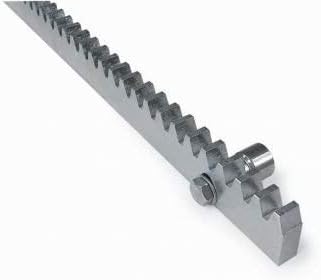 Hiltron galvanisiertes Rack für Schiebetor 30x12, verzinkte Zahnstange, inklusive Schrauben und Stec