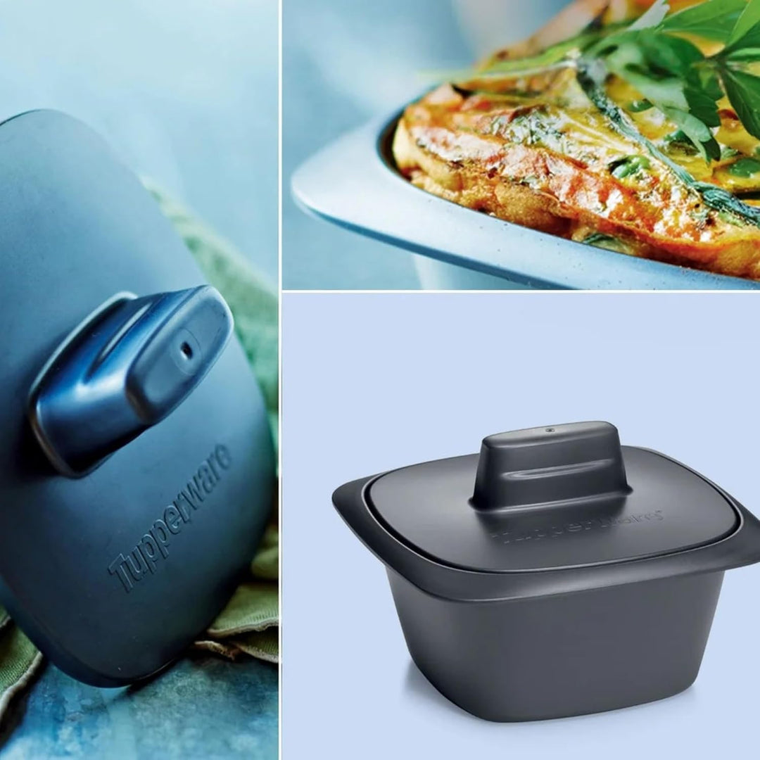 TUPPERWARE UltraPro 500ml grosses Auflaufförmchen grau H35 Gartöpfchen Ultra Pro