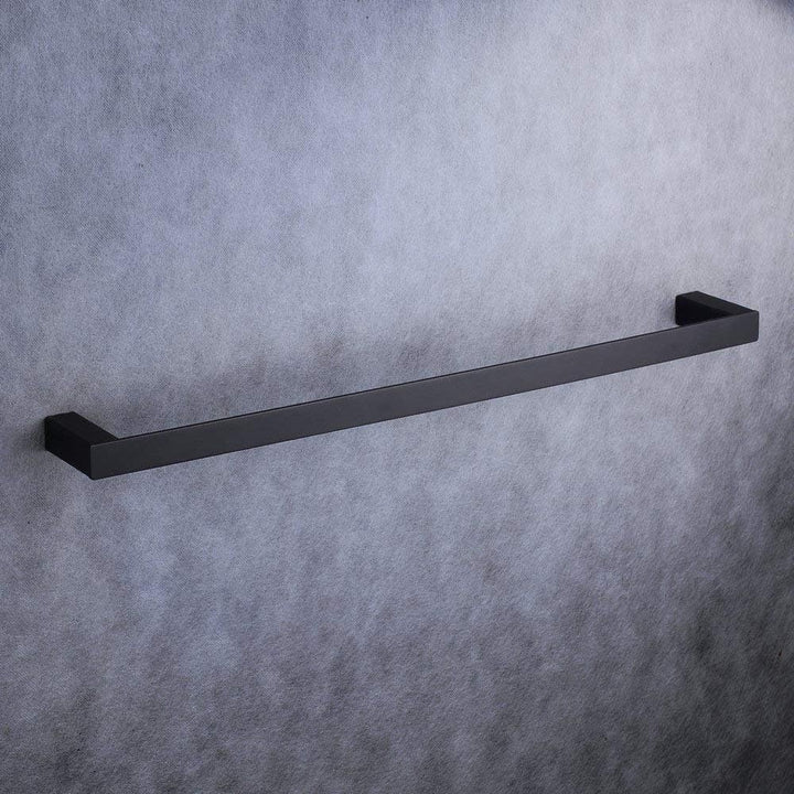 24-Zoll-Badetuch-Stab-einzelne Tuch-Schiene an der Wand befestigt, schwarze Malerei, Beelee BA8501B