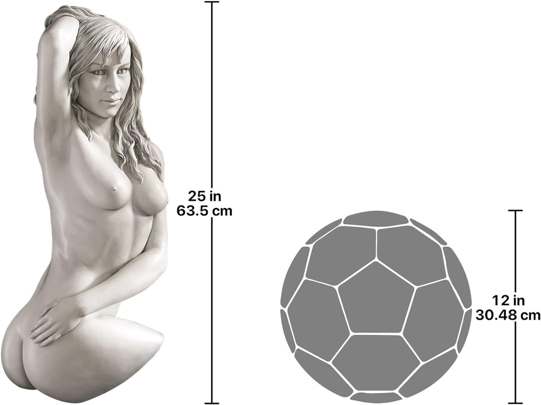 Design Toscano Die Drehung, Wandfigur, 10 x 25,5 x 63,5 cm