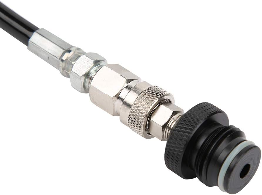 Alomejor Luftspulen-Fernbedienungsschlauch G1/2" Alu-Luftspulen-Fernbedienungs-Wellschlauch ohne Ven