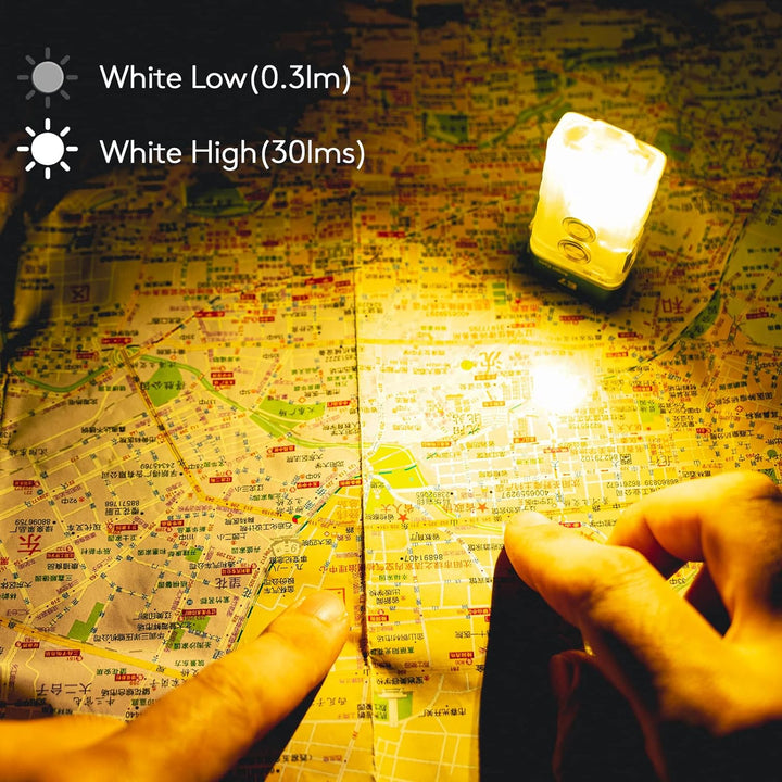 RovyVon E7U Schlüsselanhänger-Taschenlampe, leuchtet im Dunkeln, Dual-Power 700 Lumen, mit Lockout-M