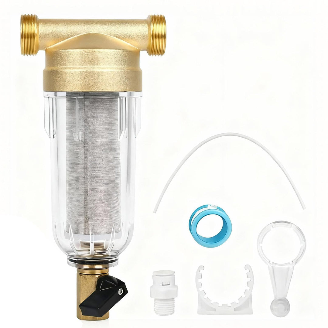 Ausspülbarer Feinfilter, vorfilter, Wasserhahn Wasserfilter Wasser, Vorfilter Sedimentfilter, Spin D