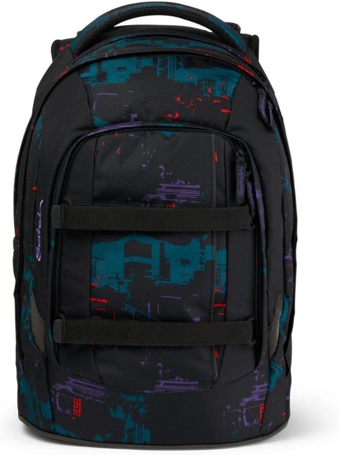 satch Pack Schulrucksack Set 3tlg. mit Sporttasche und Schlamperbox Night Vision, Night Vision