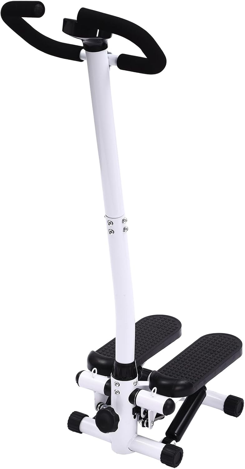 Twist Stepper,Swing Side Stepper mit Griff Seitliche Stufenmaschine mit Stützstangen Slim Up-Down-Si