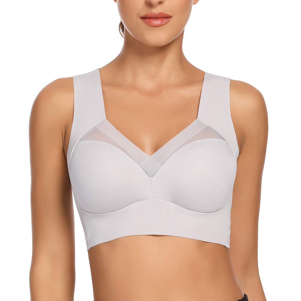 WOWENY Damen Vollschalen BH bügel Zero Feel Push up Seamless BH Nahtlos Komfort Soft BH Schlaf BH Kl