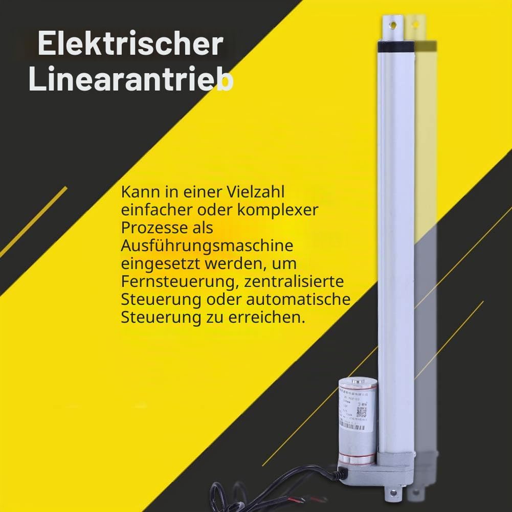 1500N Hub 200-750mm 12 V Kraft Linearantrieb Aufzug Elektromotor Halterung DC Elektrische Schubstang