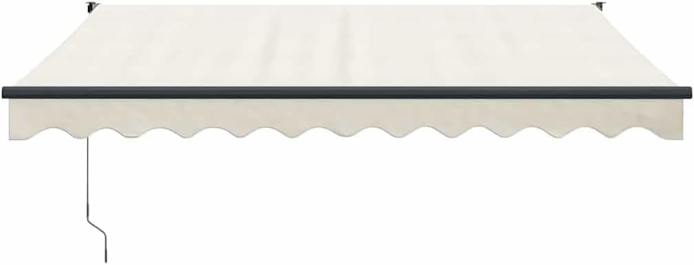 vidaXL Elektrische Markise mit Kurbel Creme 3x2,5 m Creme B250 x H300 cm, Creme B250 x H300 cm