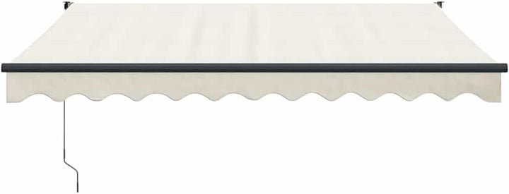 vidaXL Elektrische Markise mit Kurbel Creme 3x2,5 m Creme B250 x H300 cm, Creme B250 x H300 cm