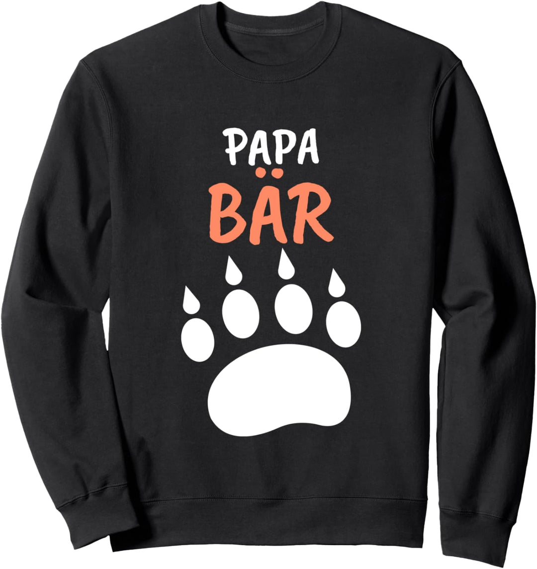 Vater Sohn Partnerlook Papa Bär Partner Outfit Sweatshirt