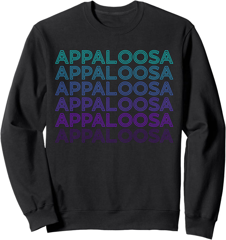 Appaloosa Pferd Retro Sweatshirt