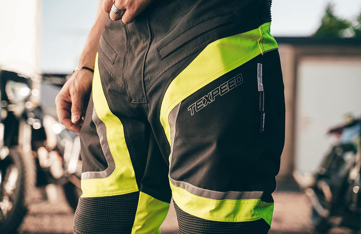 Texpeed Motorradhose Mit Protektoren Herren - Textil Wasserdicht Motorroller Motorrad Bikerin Mit Sc