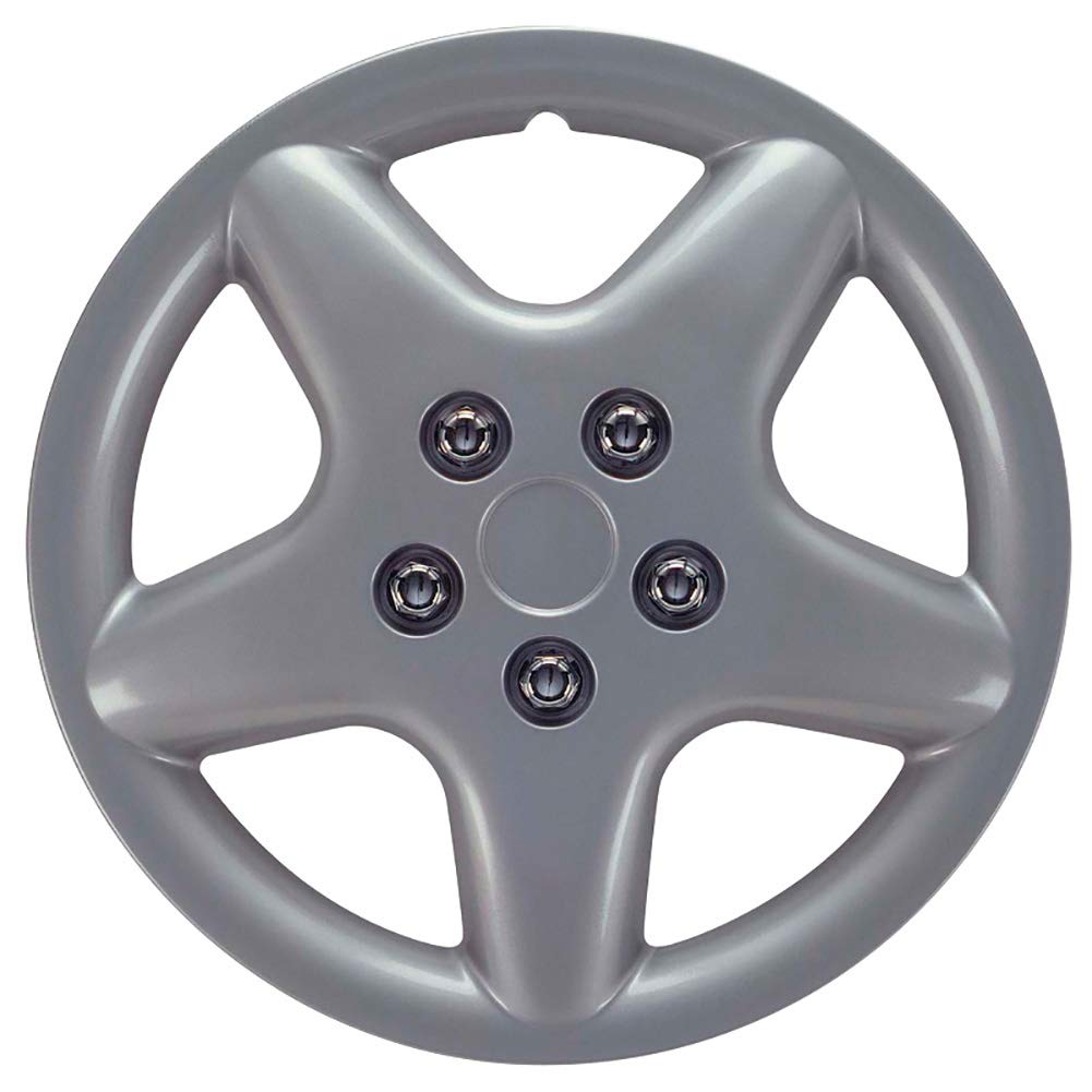 AUTO-STYLE Satz Radzierblenden Idaho 13-Zoll Silber 13-inch, 13-inch