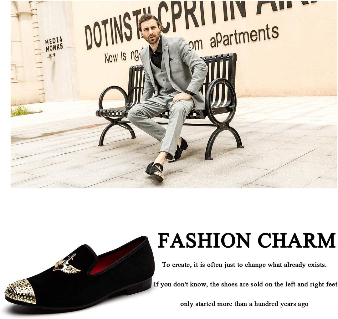 JITAI Herren leichte Schuhe Kunstleder Slipper für Männer und Mode Mokassins Herren Freizeitschuhe 4