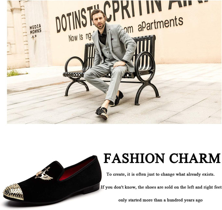 JITAI Herren leichte Schuhe Kunstleder Slipper für Männer und Mode Mokassins Herren Freizeitschuhe 4