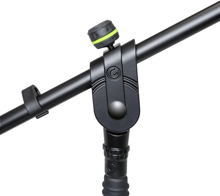 Gravity MS 4222 B - Mikrofonständer Kurz mit Dreibein-Klappfuss und 2-Punkt Ausziehgalgen, 880 mm Au