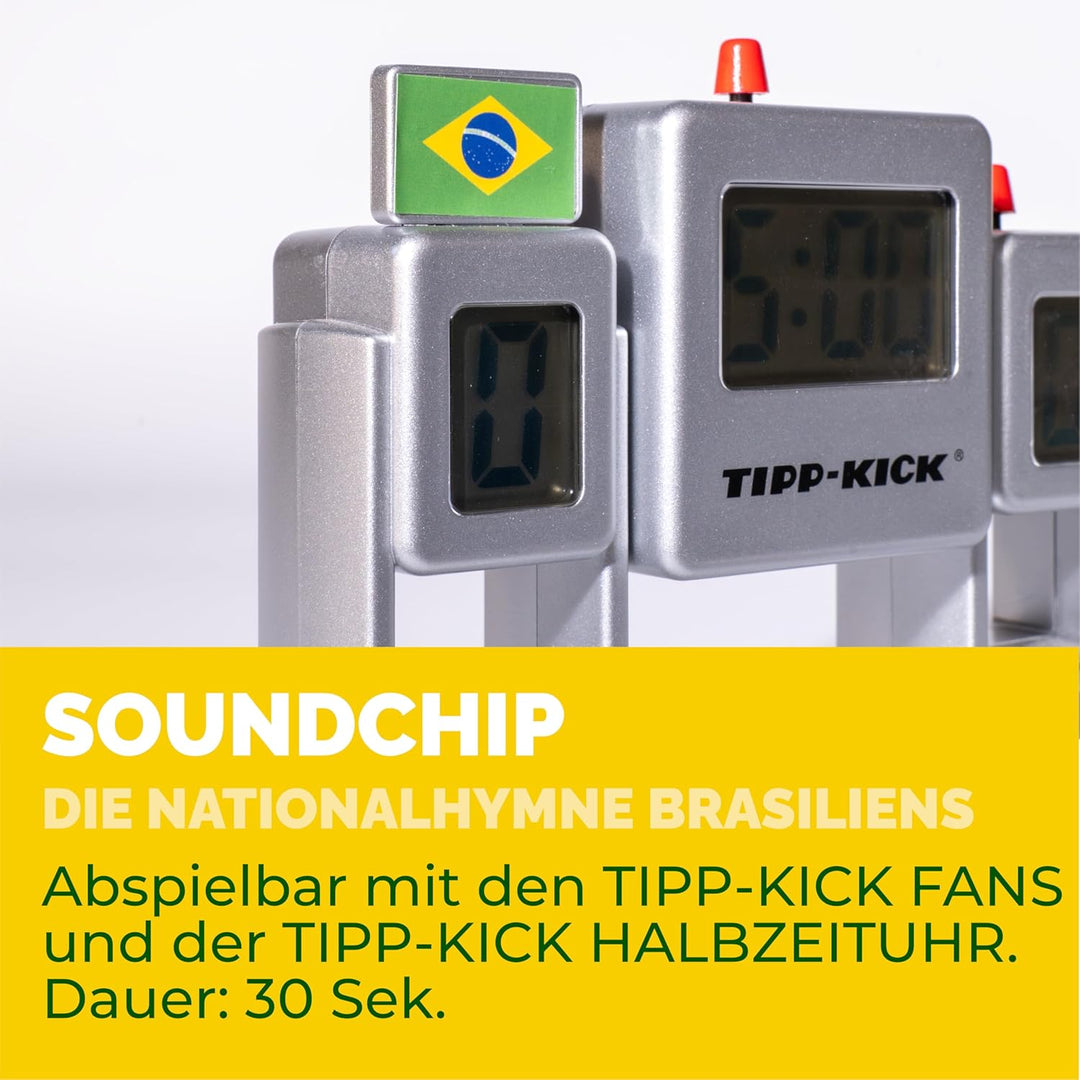 TIPP-KICK Brasilien-Box I Original Set Brasilien-Star-Kicker & Brasilien-Soundchip in der Torwandbox